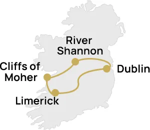 cliffs of Moher Tour Map
